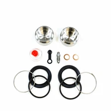 Brake Caliper Rebuild Seal+Stainless Piston Kit for select Honda models Rear