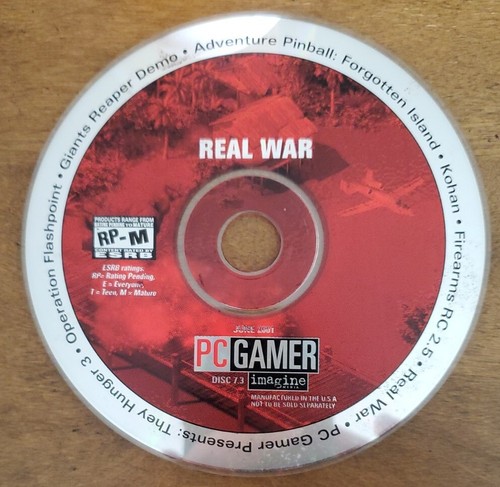 REAL WAR, THEY HUNGER 3, GIANTS REAPER - VINTAGE 2001 PC GAMER DEMO DISC 7.3 - Picture 3 of 3