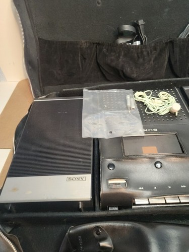 Vintage Working Sony TC-124CS Stereo Cassette-Corder Made in Japan 70s Great Con - Bild 7 von 22