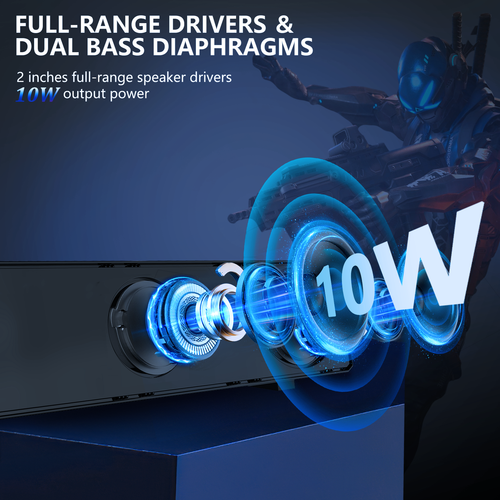 Wireless Bluetooth TV Sound Bar Home Theater Speaker Subwoofer Soundbar eBay