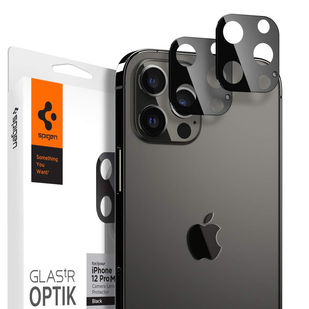 Spigen Glas.tR Optik Protezione Fotocamera compatibile con iPhone 12 Pro Max ...