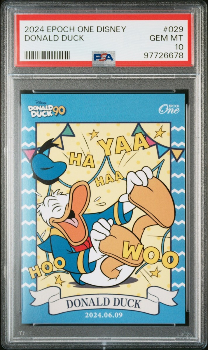 ドナルドダック　PSA10 PSA10 2024 EPOCH ONE DISNEY #029 DONALD DUCK Limited Edition
