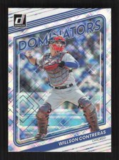 Willson Contreras 2022 Donruss Dominators Diamond Chicago Cubs #D-10