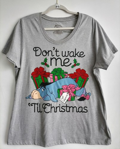 1X Christmas T-Shirt Holiday Gray 
