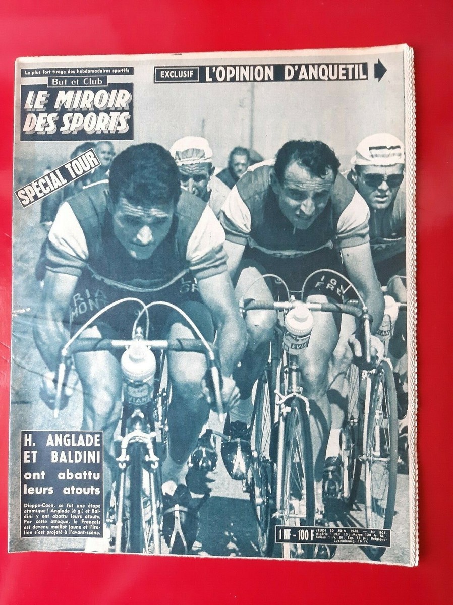 Magazine Le Miroir Des Sports – Tour De France 1960 Avec Tom Simpson, Vintage