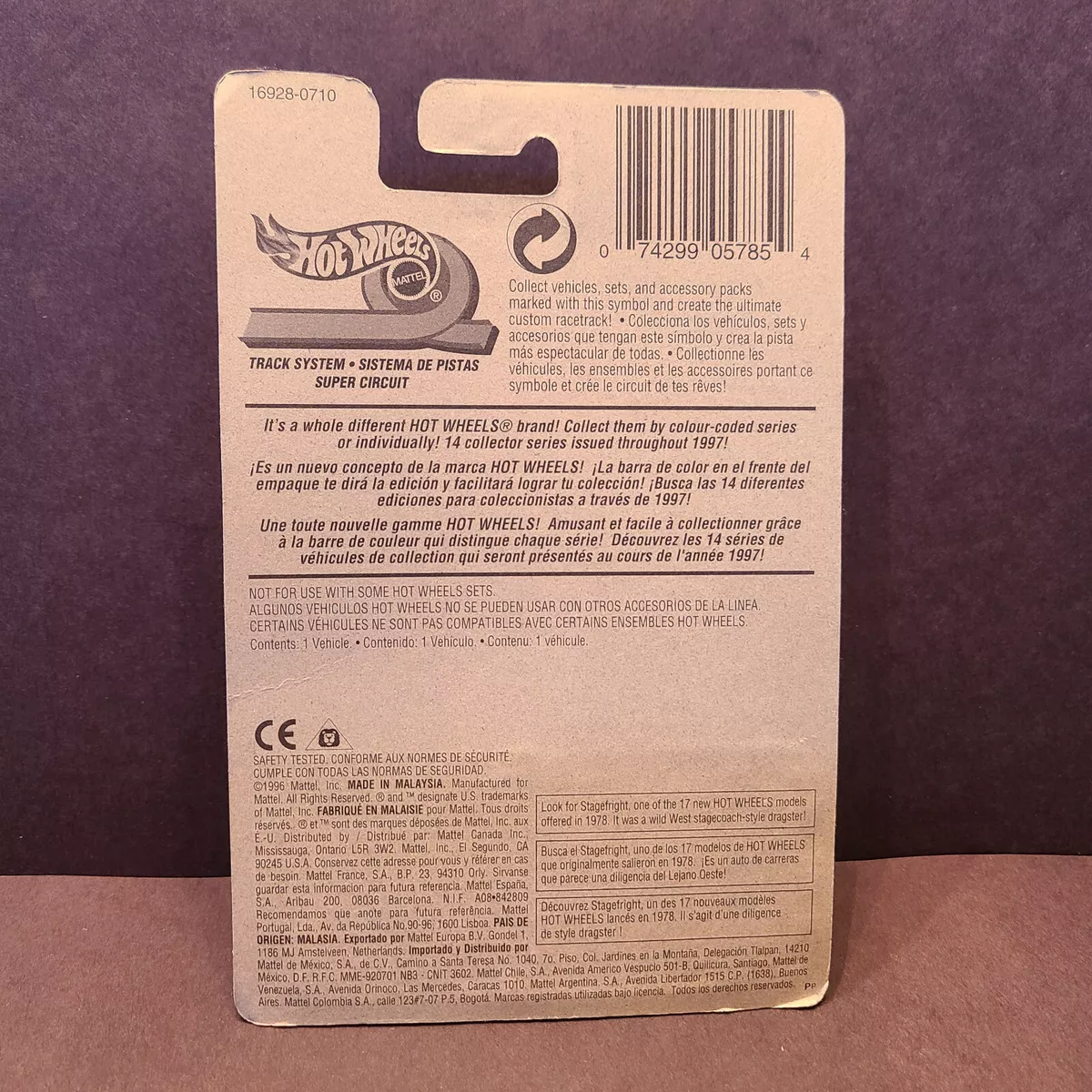 1996 Hot Wheels Sol Aire CX4 555 Spy Print Series 3 Of 4