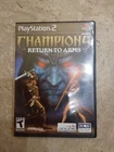 Champions: Return to Arms (Sony PlayStation 2, 2005) PS2 W/ Manual