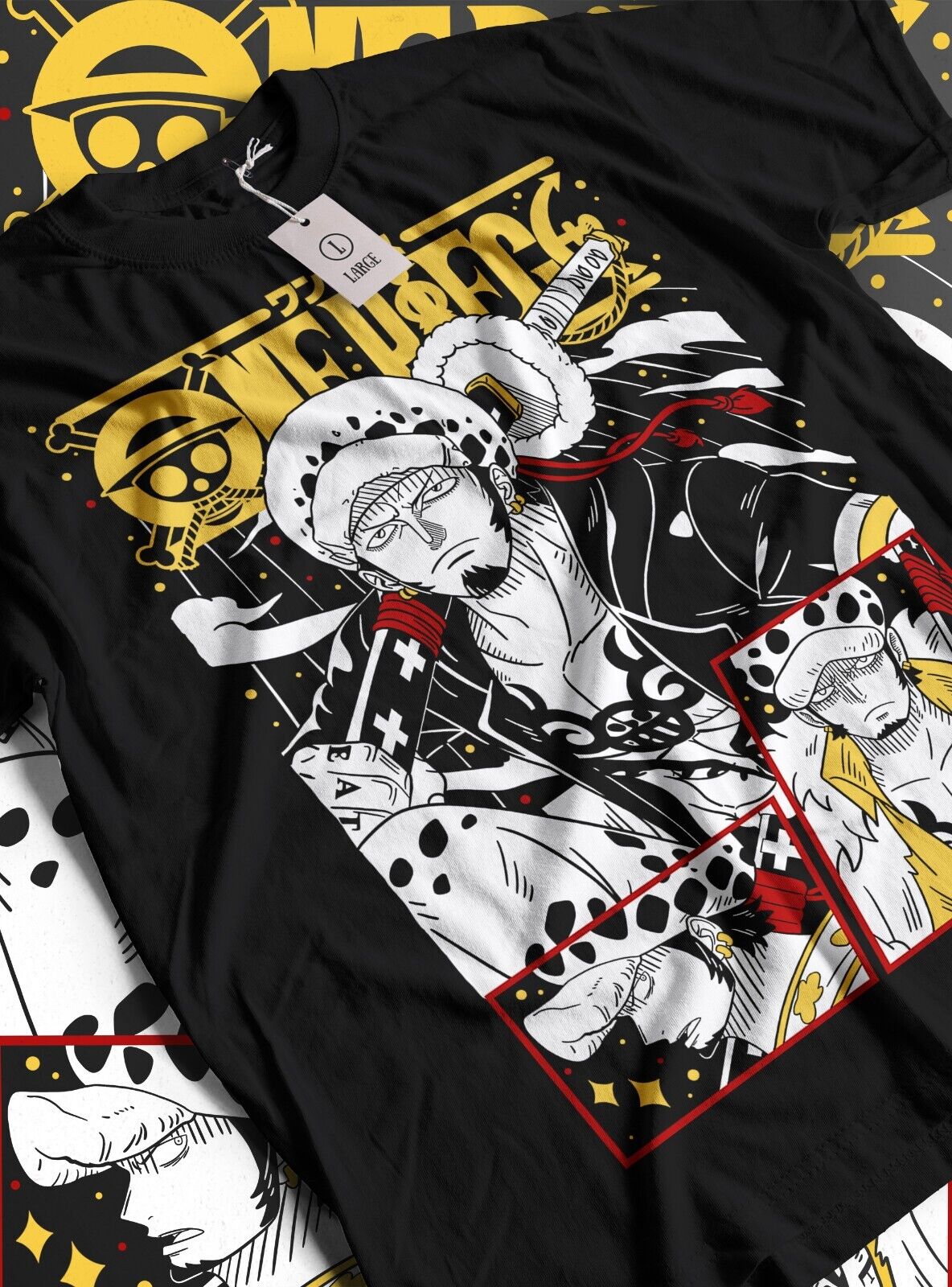 One piece anime tshirt art