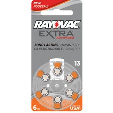 Rayovac Extra Advanced, Hearing Aid Batteries Size 13 60 Batteries 