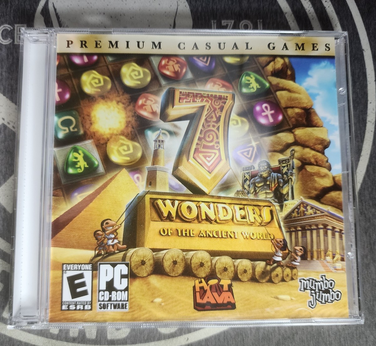 7 Wonders of the Ancient World PC CD match 3 gems symbols Egyptian