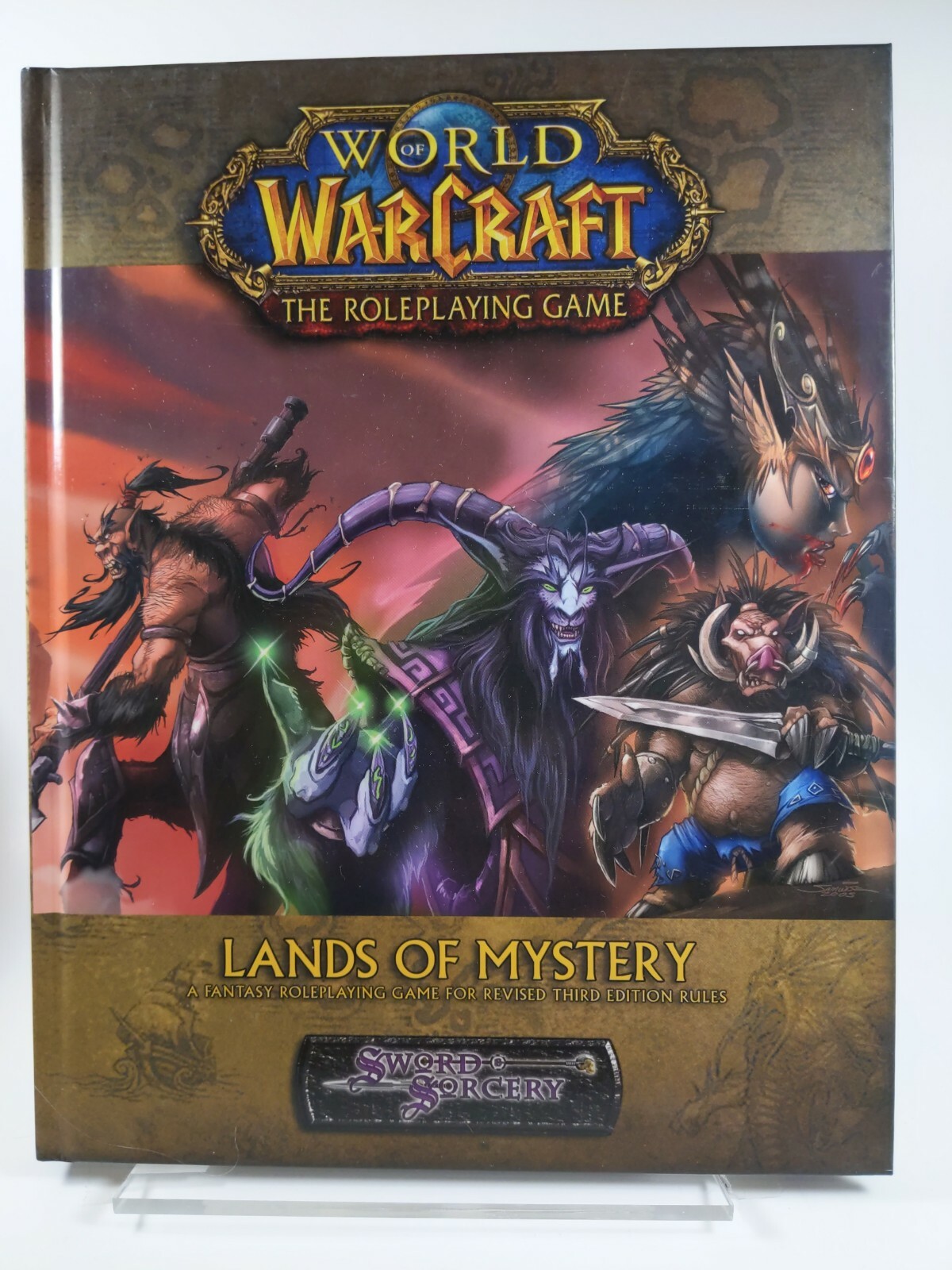 game world of warcraft on Sword And Sorcery D20 Ser World Of Warcraft Lands Of Mystery The Roleplaying Game 2005 Hardcover For Sale Online Ebay
