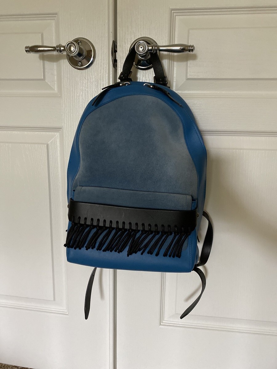 $1095 3.1 Phillip Lim blue Leather Fringe Bianca 3.1 Phillip Lim Launches New Campaign Focused on New ID Bag main image 2
