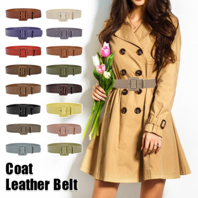 1X Trench Coat Leather Waist Belt Overcoat Jacket Sweater Bandage