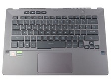 ASUS ROG G14 GA401Q KEYBOARD PALMREST TOUCHPAD ASSEMBLY GRAY 6053B1888401