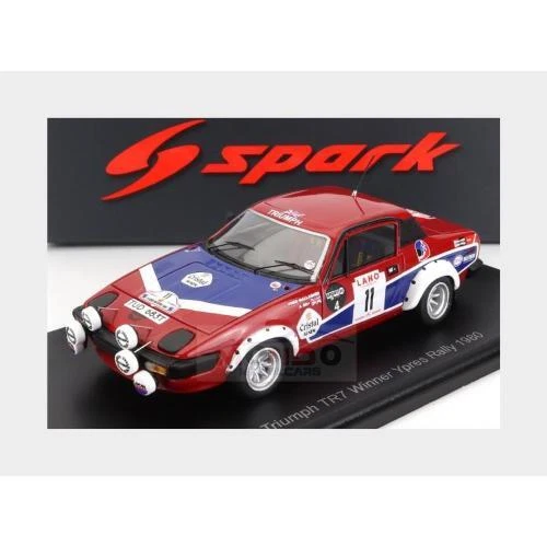 1:43 SPARK Triumph Tr7 #11 Winner 24H Rally Ypres 1980 Pond Gallagher S7064 Mode - Image 2 of 2
