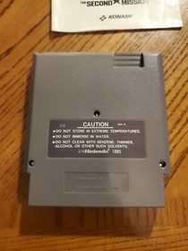 Top Gun The Second Mission NES Cartridge w/ Manual & Sleeve Authentic 
