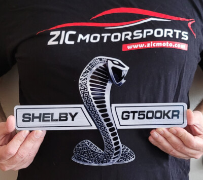 Shelby GT500KR Badge Steel Sign