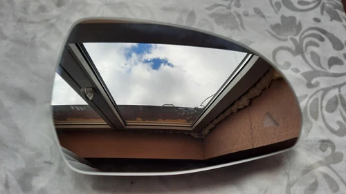 22-24 OEM MERCEDES C W206 GLC X254 EQE RIGHT MIRROR GLASS BLIND SPOT wide-angle