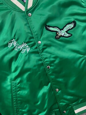 Abercrombie NFL Philadelphia Eagles Vintage Satin Kelly Green