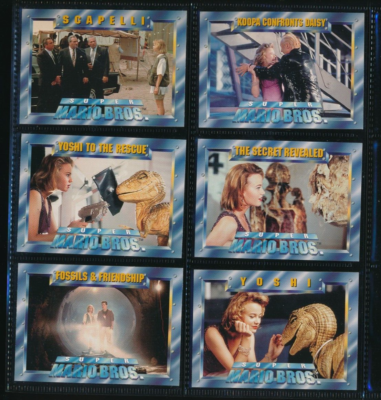Lot (6) 1993 SkyBox Super Mario Bros Movie Daisy Mathis #51 66 52