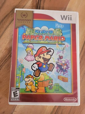 Super Paper Mario Nintendo Selects Edition (Nintendo Wii)  Complete CIB