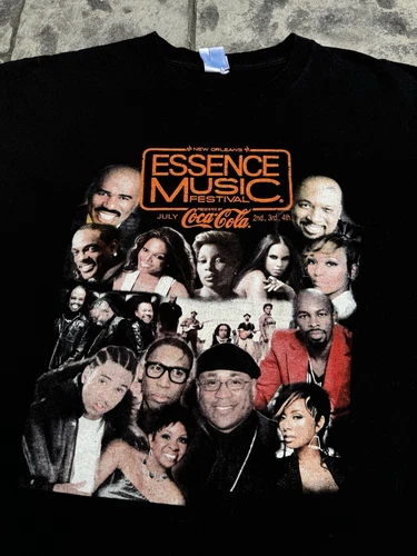 90s 00s Essence Music Festival Rap Tee Janet Jackson 1990s vintage concert t-shirt, vintage, size XL, single stitch, B+ condition
