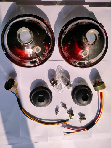 2 Phare 7 " Pouce Lucas 700 & Pilote Rhd Ampoule Phare avec Support - Photo 5 sur 5