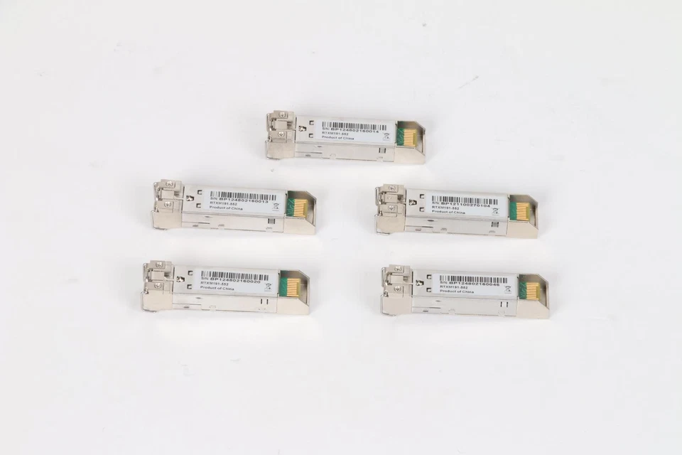 Lot of 5 Extreme Networks RTXM191-552 SX SFP 4050-00283-01 850nm Module - Image 2 of 2