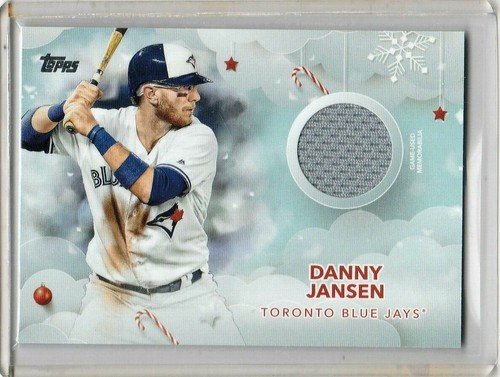 Danny Jansen 2020 Topps Holiday Relic Card Game Used Jersey!! SNOWFLAKE EDITION - 第 1/2 張圖片