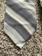 Resilio Gray Stripe Tie All Silk Made In USA