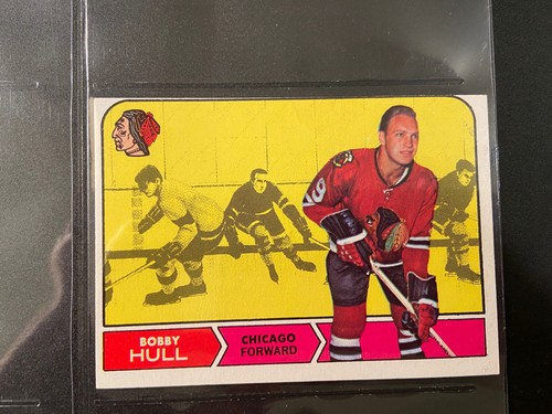 1968-69 O-Pee-Chee OPC Bobby Hull #16 Vintage Hockey Card Chicago Blackhawks - Bild 1 von 2