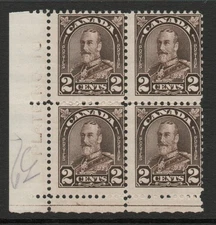 Canada 1930-31 2c Deep brown Die II Plate 10 SG 292b Mint. (R1511)