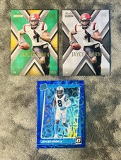 Jaycee Horn 2021 Optic Rated Rookie Blue Scope & Wild Card X-Plode Green SP /125