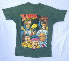 Vintage 1993 1994 Marvel X-Men Mutant Gear T Shirt Single Stitch Back Graphic 90