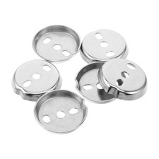 6pcs Stainless Steel Towel Bar Mounting Parts With Screws For Bathroom Fixtures