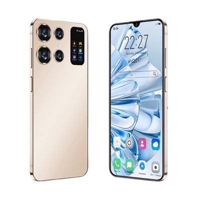6.8'' Unlocked 5G Smartphone 4GB+64GB Android Cellphone Cheap Mobile Phone - Gold