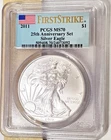 2011  American Silver Eagle - PCGS MS70 - 25th Anniversary Set - First Strike