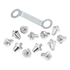12x Football Boot Spikes Soccer Shoe Spikes with Wrench Portable Replacement