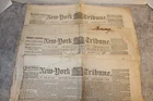 3 ORIGINAL CIVIL WAR NEWSPAPERS NEW YORK TRIBUNE 1862-1863 #3