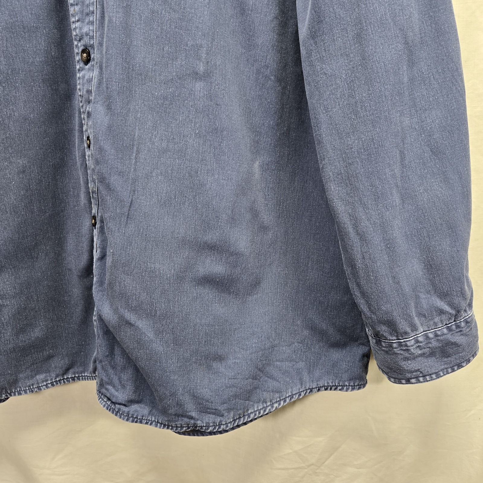 LL Bean Shacket Flannel Lined Button Up Long Slee… - image 3