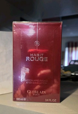GUERLAIN HABIT ROUGE 100 ML LOTION APRES RASAGE AFTER SHAVE SIGILLATO.