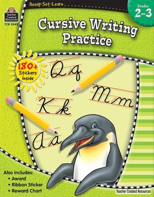 Ready Set Learn: Cursive Writing Practice, Grades 2 3 from Teacher Cre...