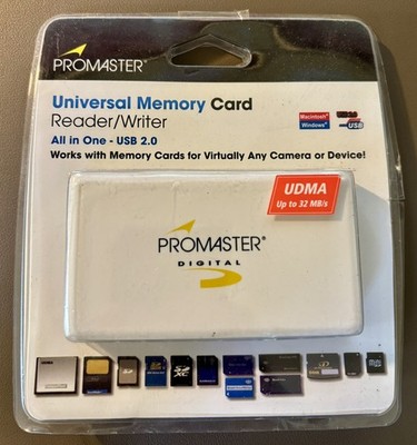 Promaster Digital 6398 Universal Memory Card Reader/Writer USB 2.0 Multi-Card 