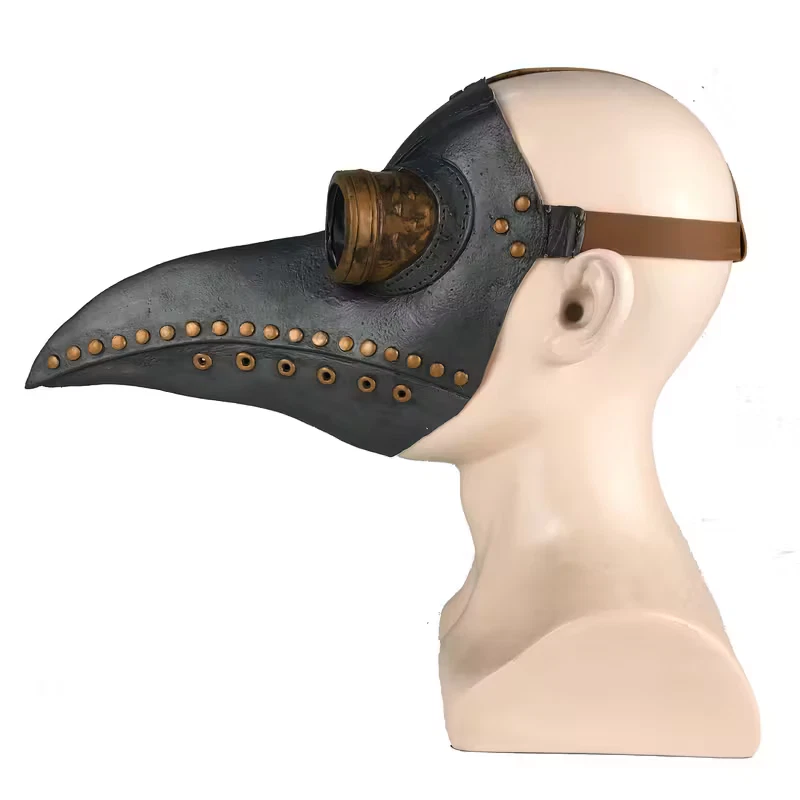 Plague Doctor Mask Costume Accessory Haloween Cosplay Gothic - Image 4 of 4