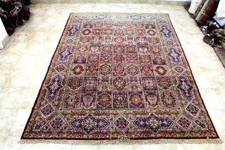 9X12 MASTERPIECE MINT 300 KPSI HAND KNOTTED VEGETABLE DYE KERMANN PERSIANN RUG