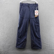 Obermeyer Mens Oberreute Snow Pants Size Small Blue RECCO Waterproof NEW 349