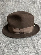 Bailey Brown Fedora Hat 100% Wool 7 1/8 57 NEW USA
