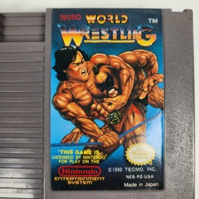 Tecmo World Wrestling (Nintendo NES, 1990) Cartridge Only 