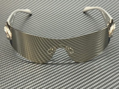 Versace Transparent grey Mirror Silver Women\'s Sunglasses NEW VERSACE Sunglases VE4361 311/6G Transparent Grey/Light  main image 4