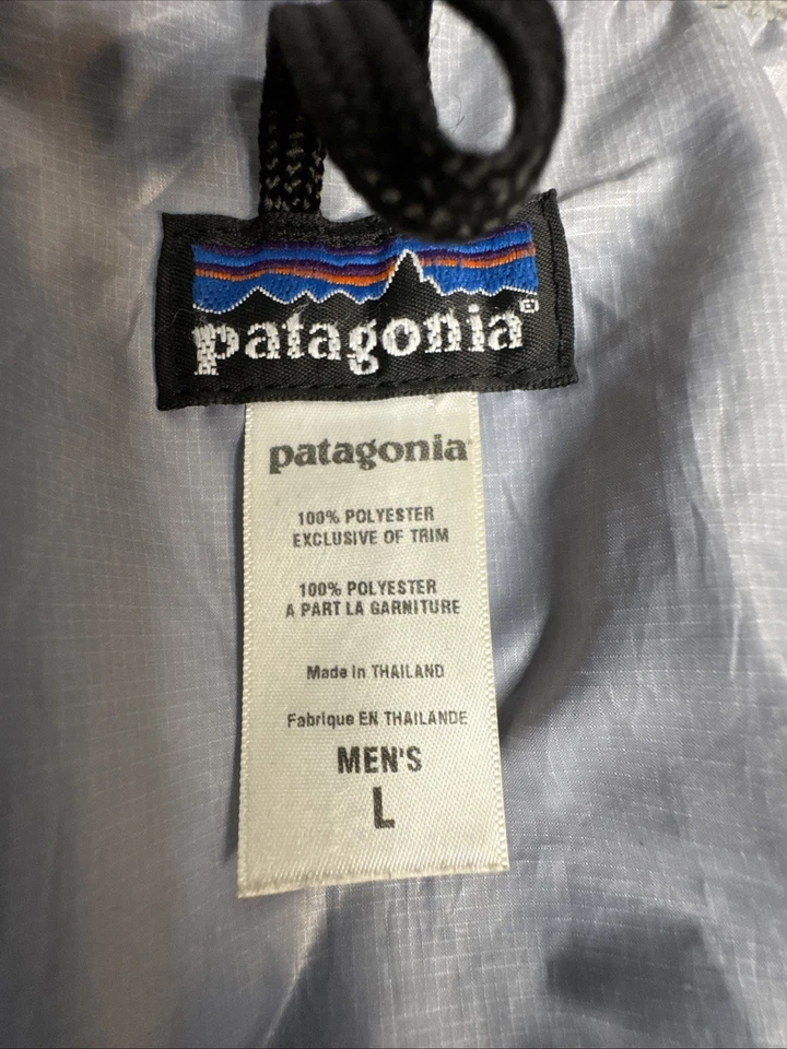 Patagonia Мужская большой черный Rubicon Rider куртка с капюшоном полный молнии изолированный - Изображение 4 из 4